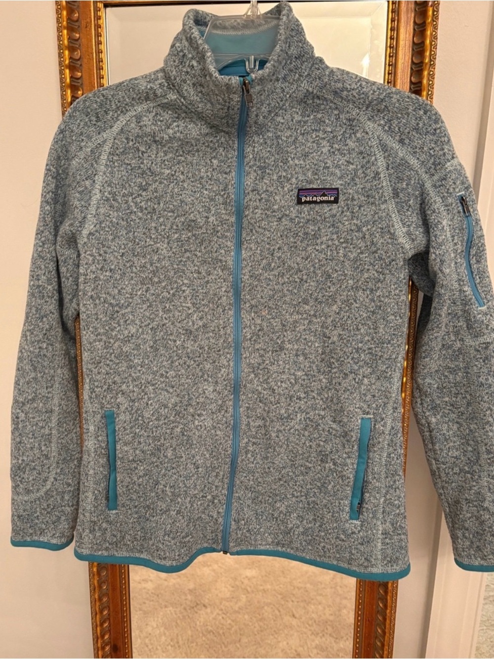 Patagonia Women’s Blue Heather Better Sweater Full-Zip Fleece Jacket